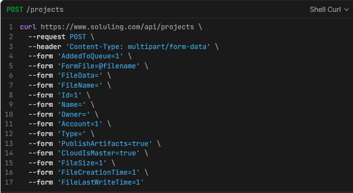 Soluling API