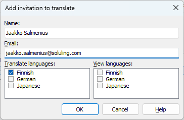 Manual cloud translation