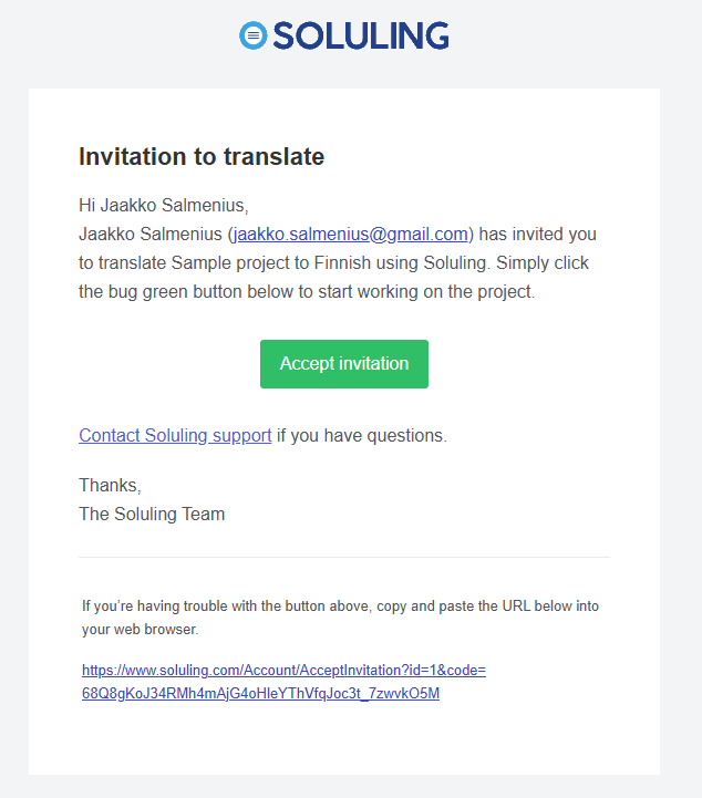 Manual cloud translation