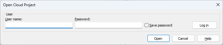Enter credentials